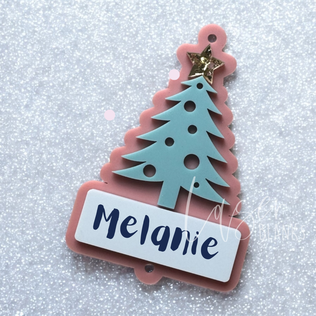 Christmas Tree Lanyard Blank | Teacher Lanyard Blank