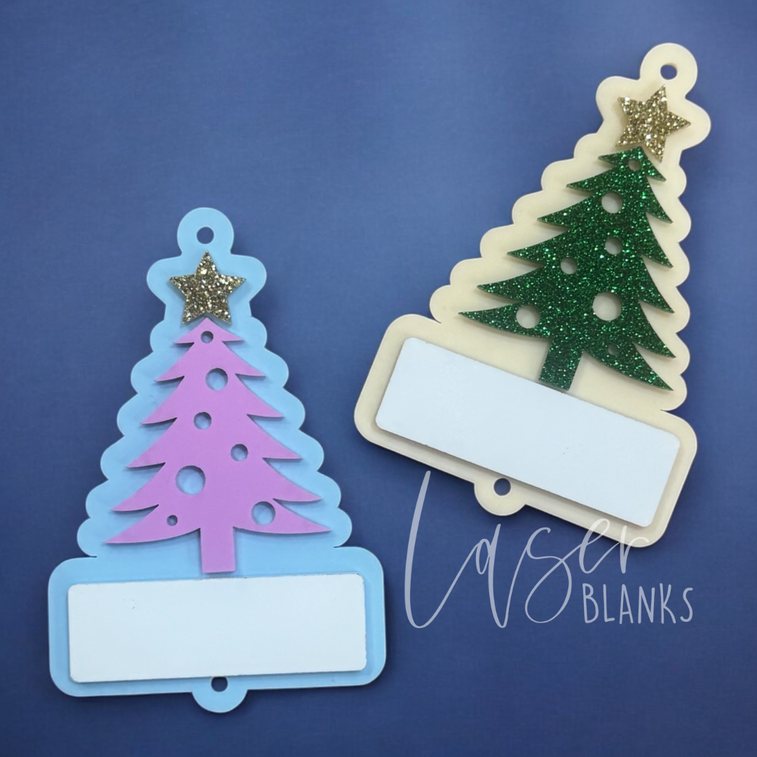 Christmas Tree Lanyard Blank | Teacher Lanyard Blank