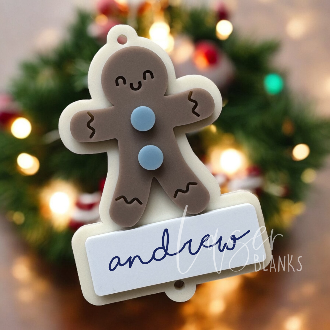 Gingerbread Man Lanyard Blank | Teacher Lanyard Blank