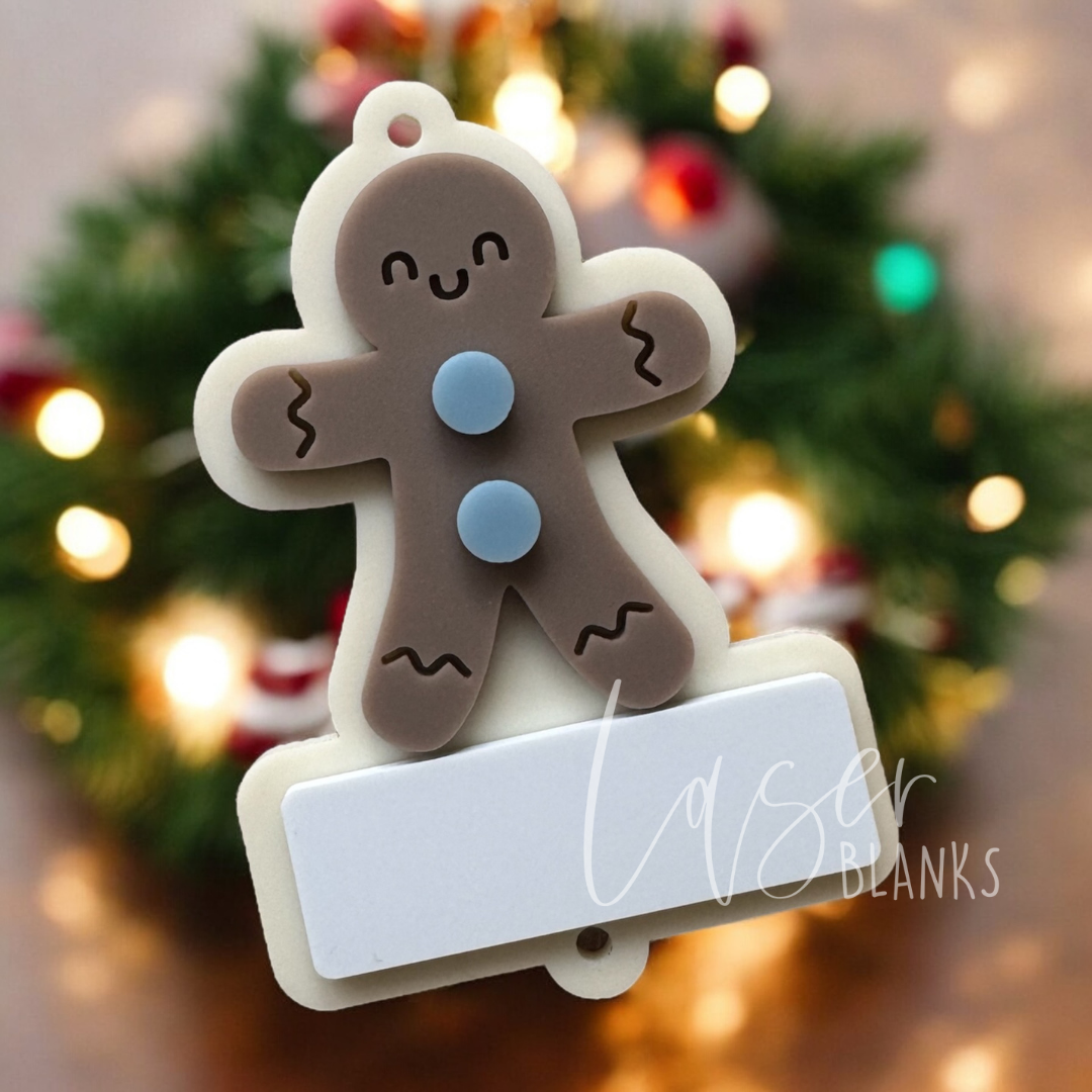 Gingerbread Man Lanyard Blank | Teacher Lanyard Blank
