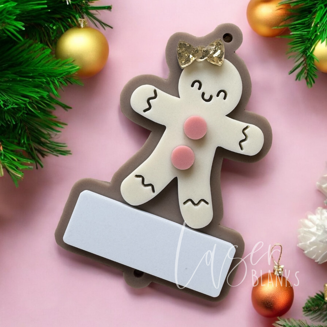 Gingerbread Girl Lanyard Blank | Teacher Lanyard Blank
