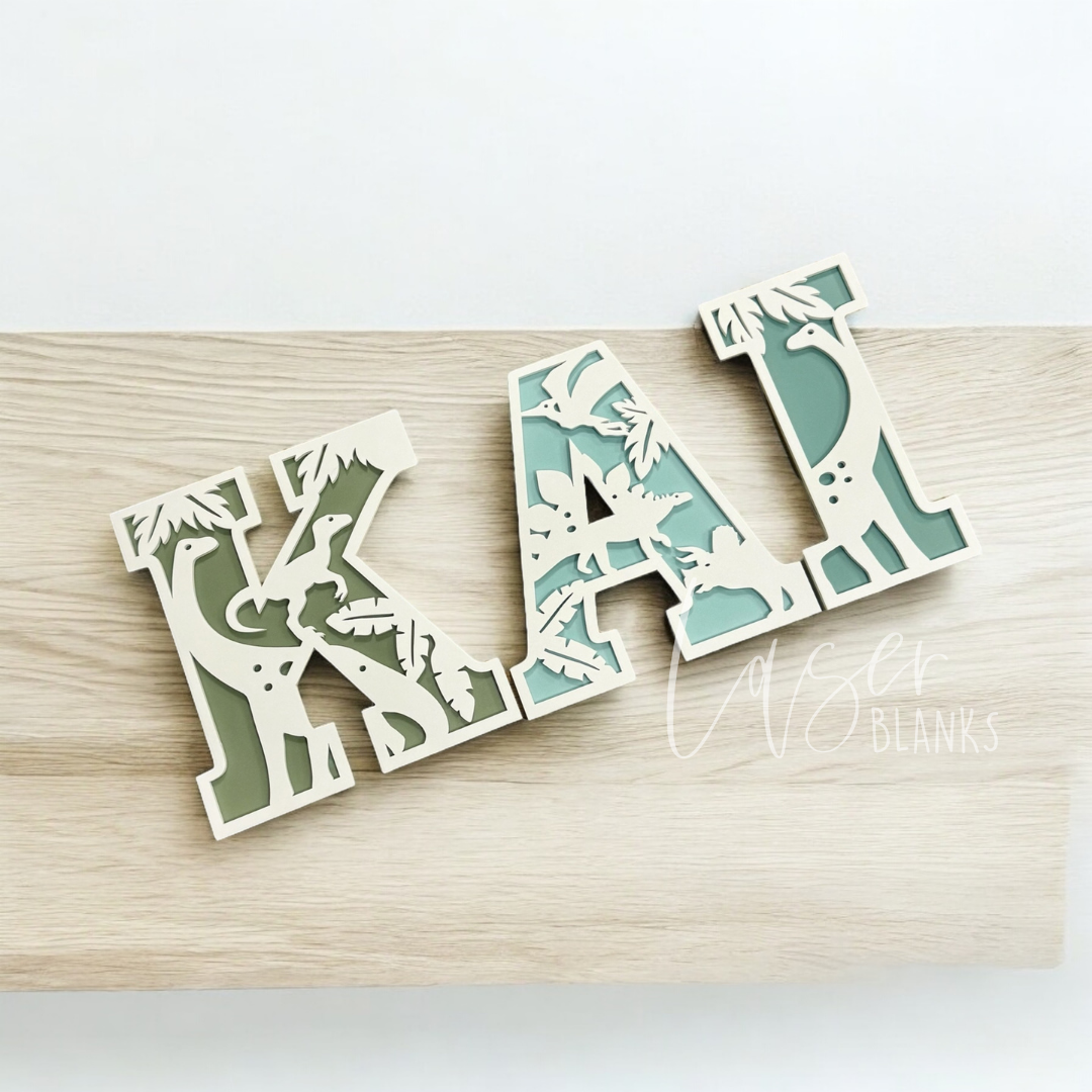 Dino Alphabet Letters