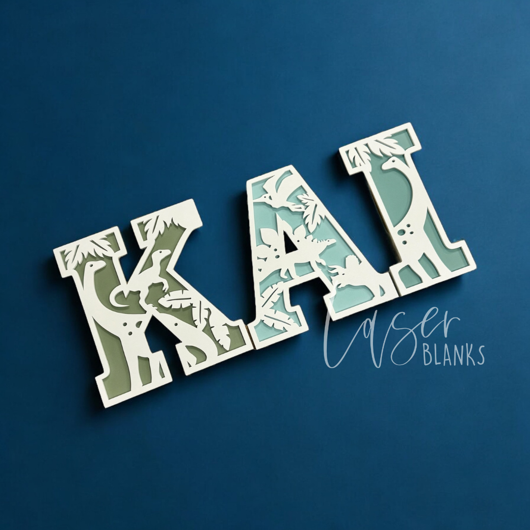 Dino Alphabet Letters