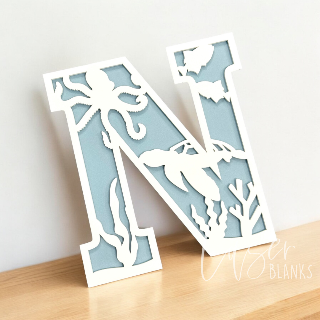 Ocean Alphabet Letters