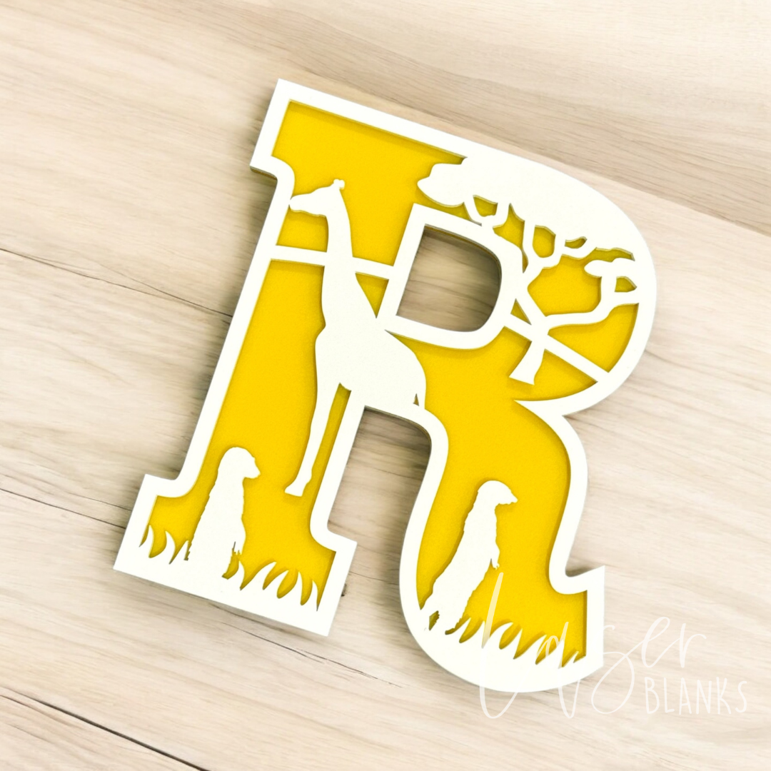 Safari Alphabet Letters