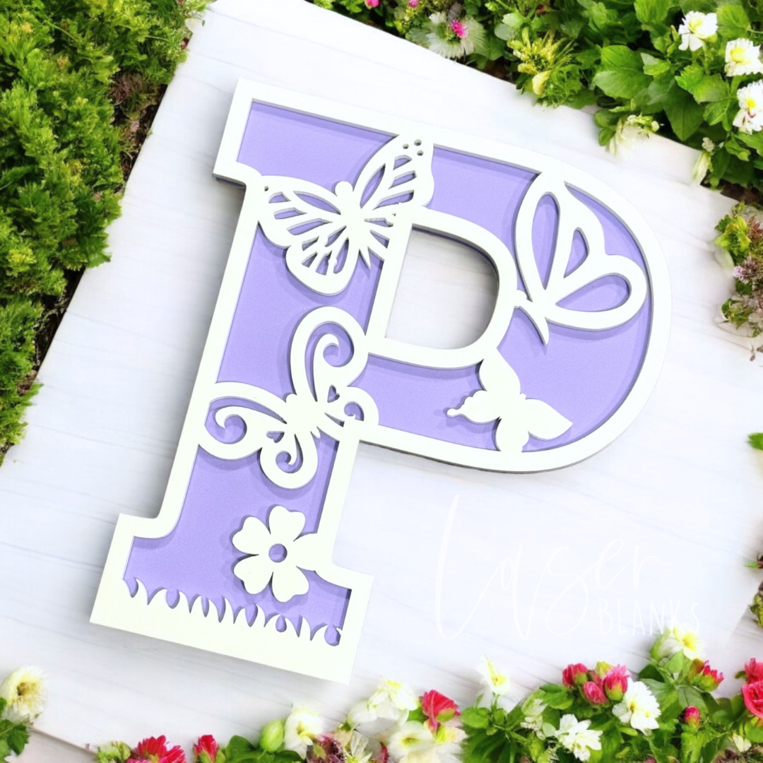Butterfly Alphabet Letters