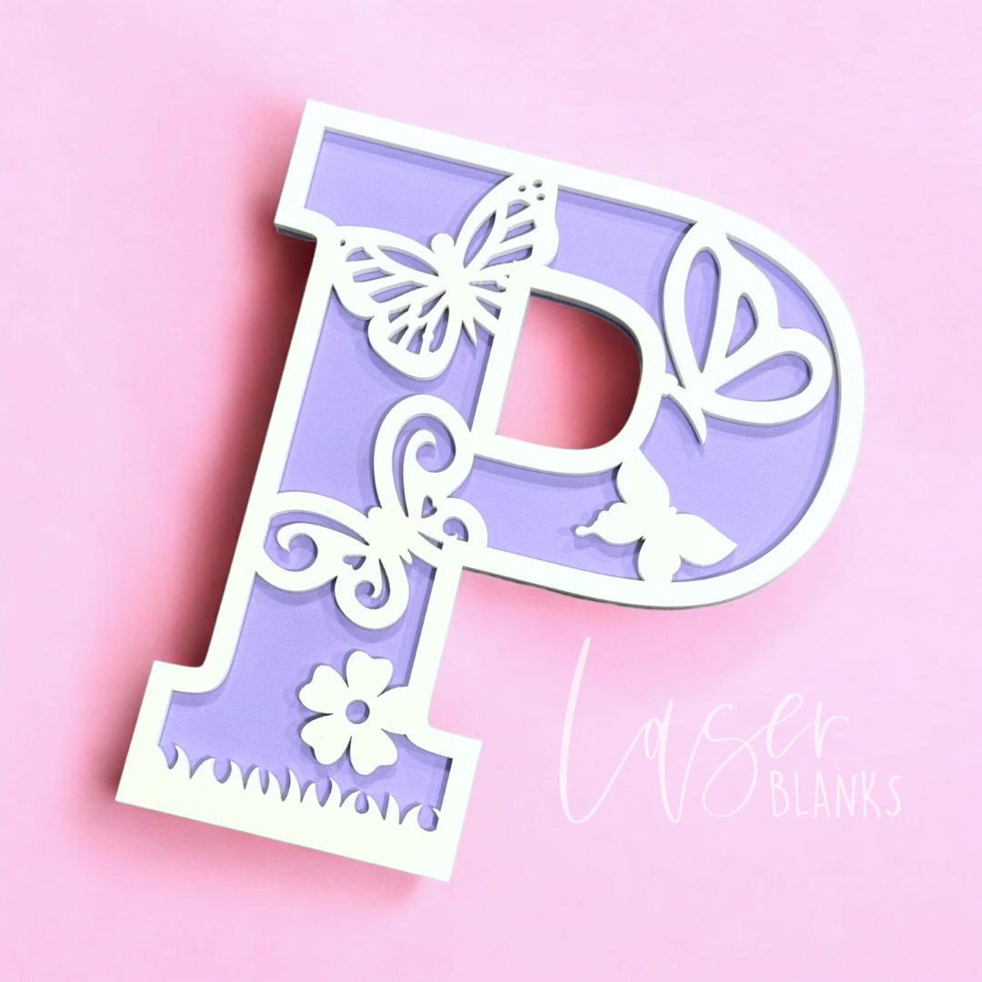 Butterfly Alphabet Letters