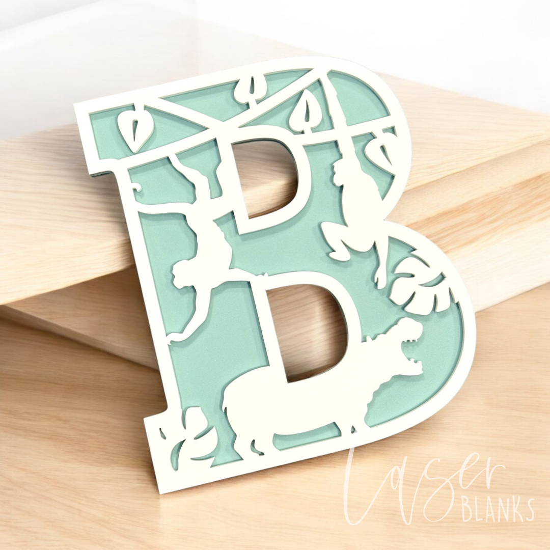 Jungle Print Alphabet Letters