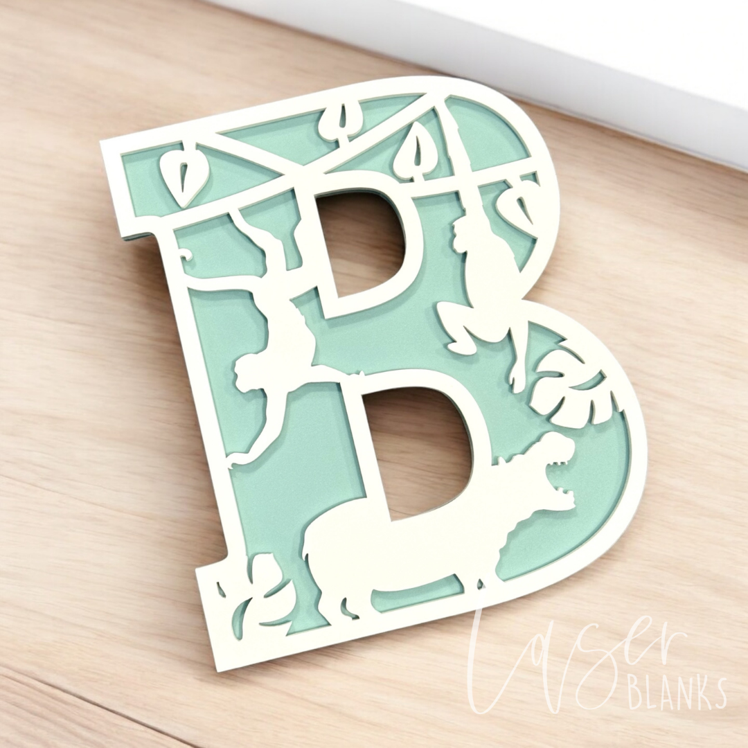 Jungle Print Alphabet Letters