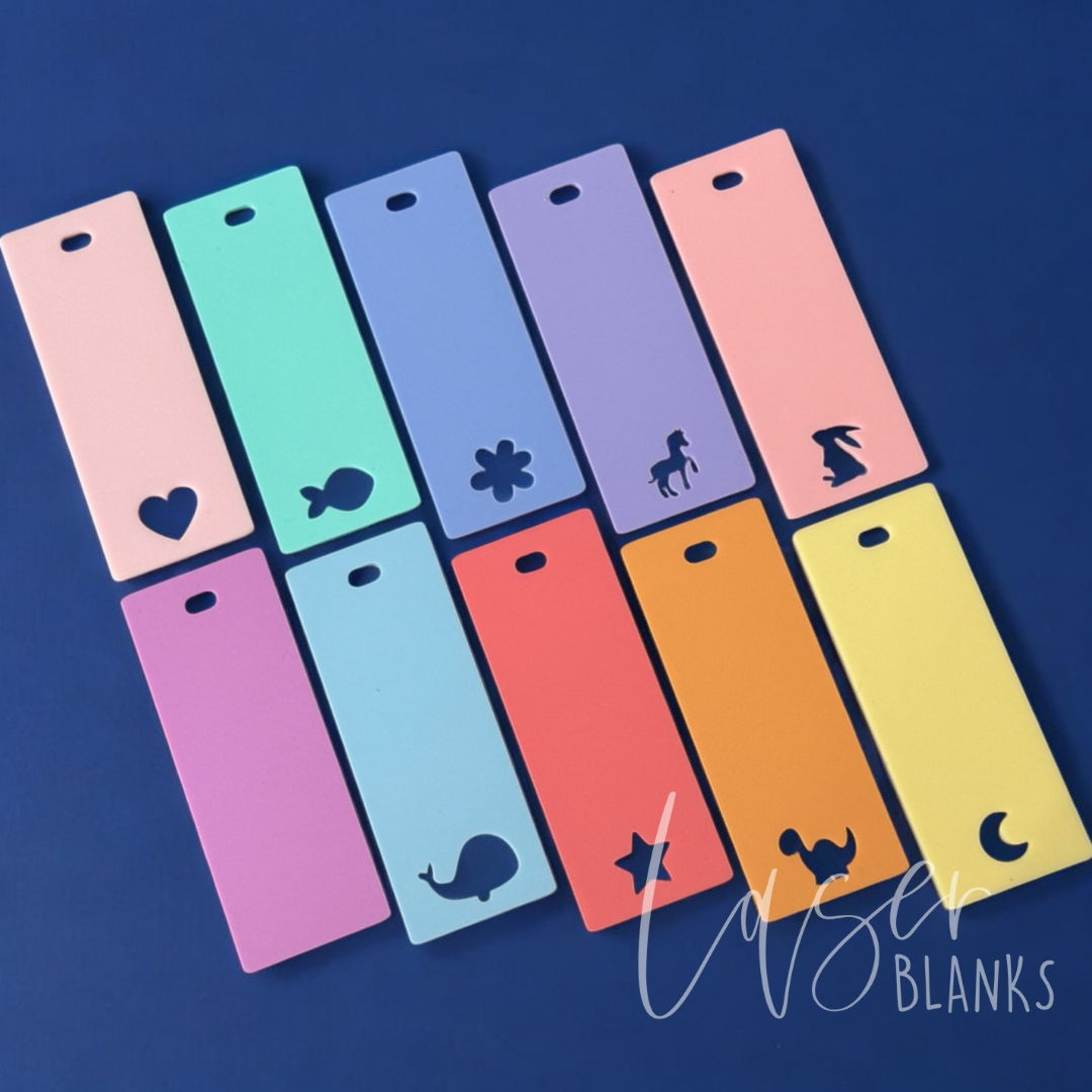 Slim Rectangle Backpack Bag Tag | Multi Characters