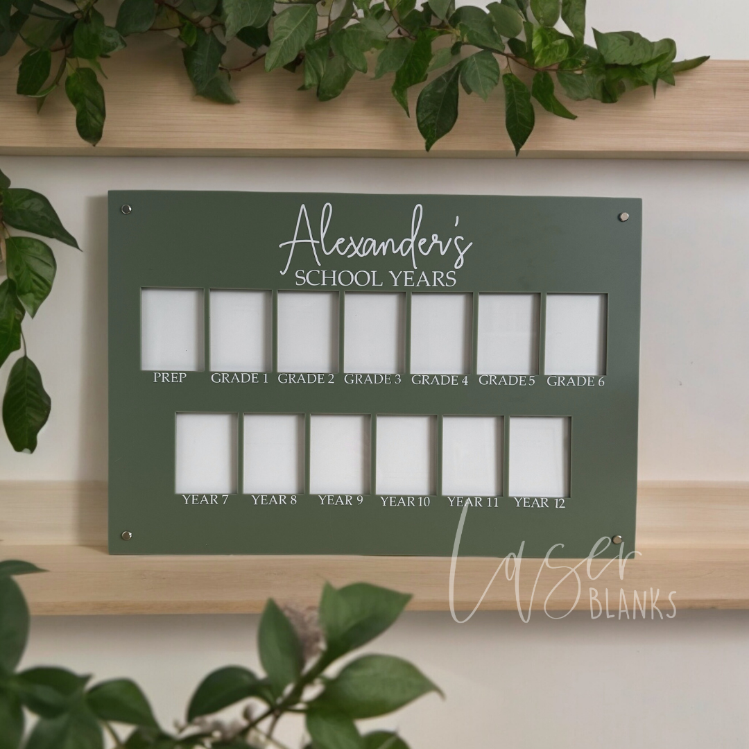 School Years Board | Blank Kit | Craft Blank