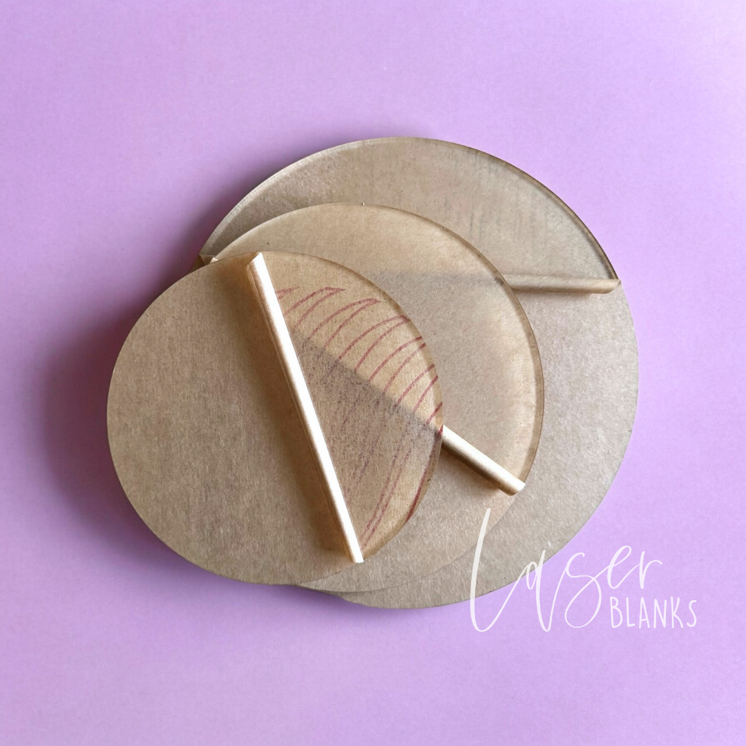 Round Acrylic Ganache Boards | Ganache Plate