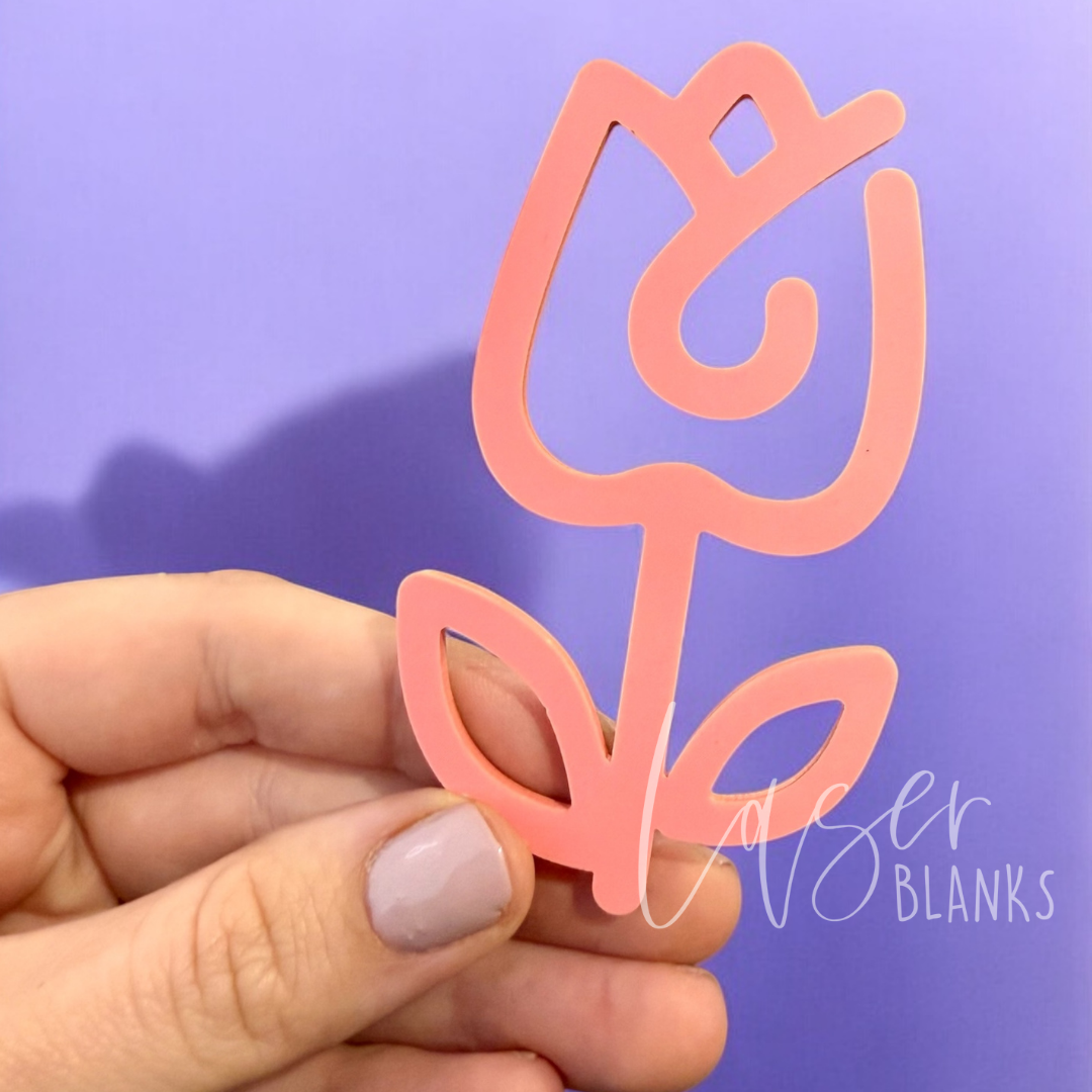 Tulip Shape | Jumbo Paper Clip Bookmark