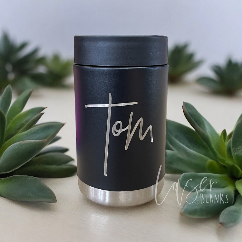 Personalised Insulated Can Cooler | Name | Laser Engraved