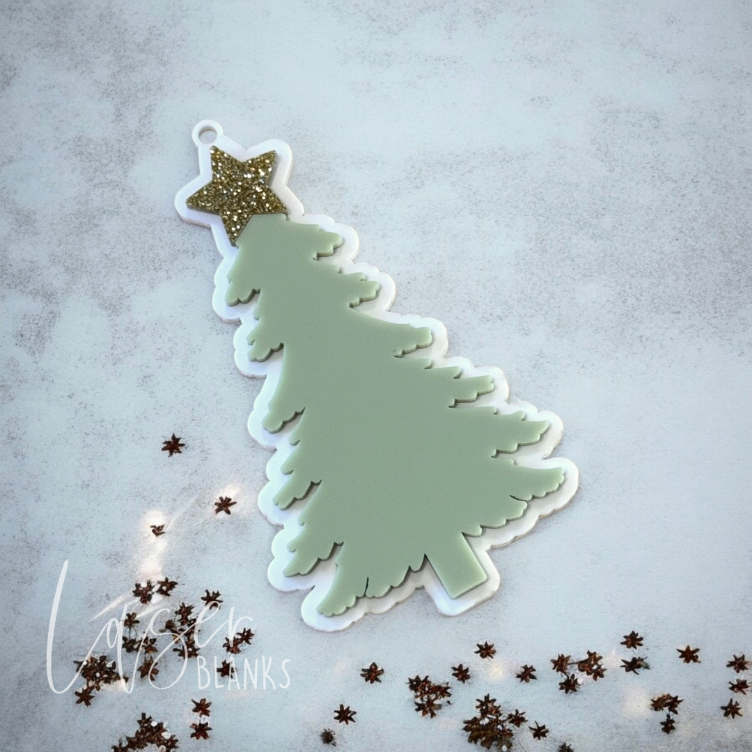 Layered Tree Bauble | Tag