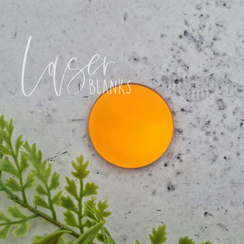 40mm Round Acrylic Blank | 3mm | Mirror