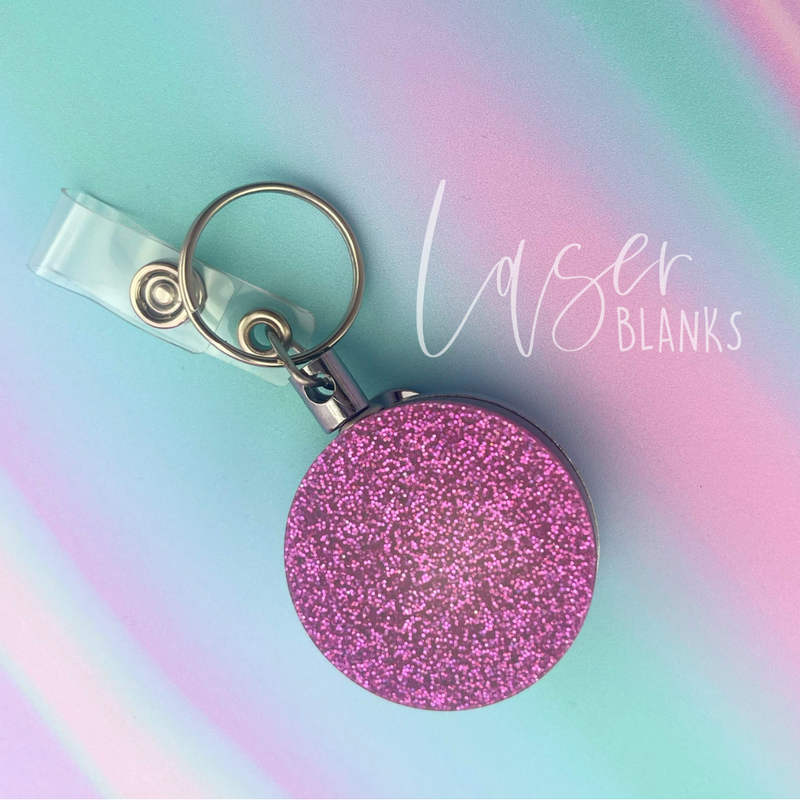 40mm Round for Badge Reel | Acrylic Blank