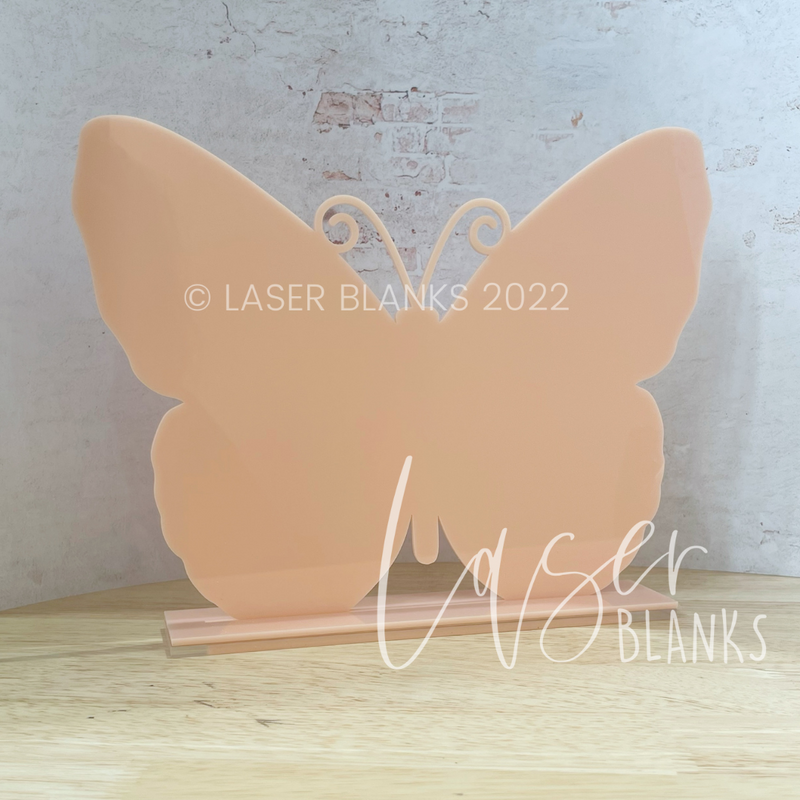 Butterfly Shape Sign and Stand
