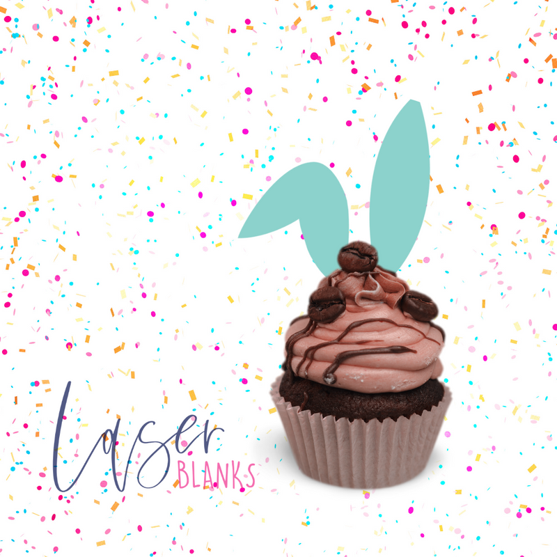 Bunny Ear Cupcake Toppers | Pack of 6