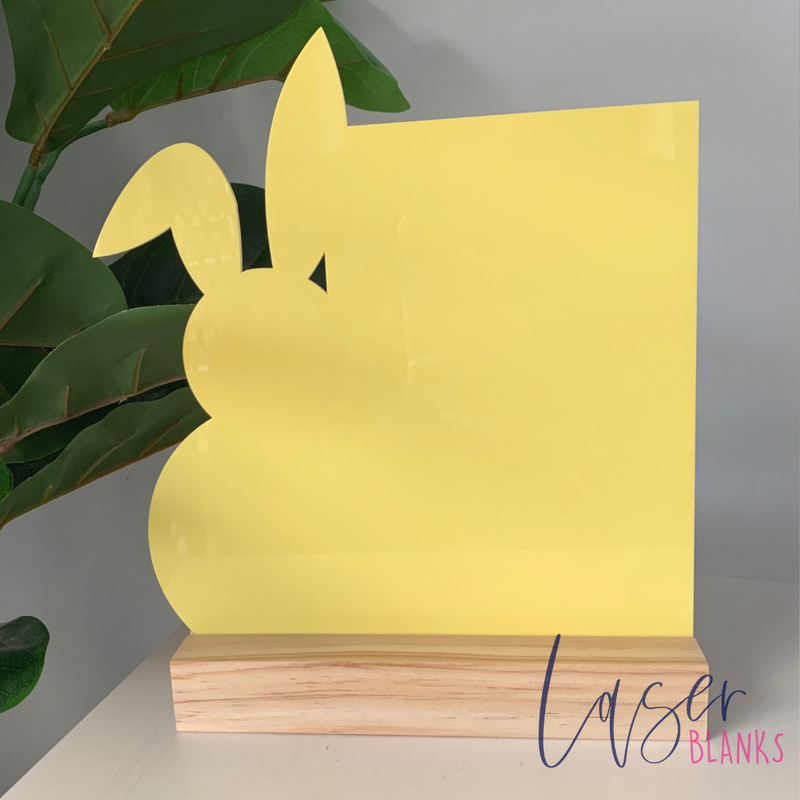 Large Bunny Sign | Acrylic Blank