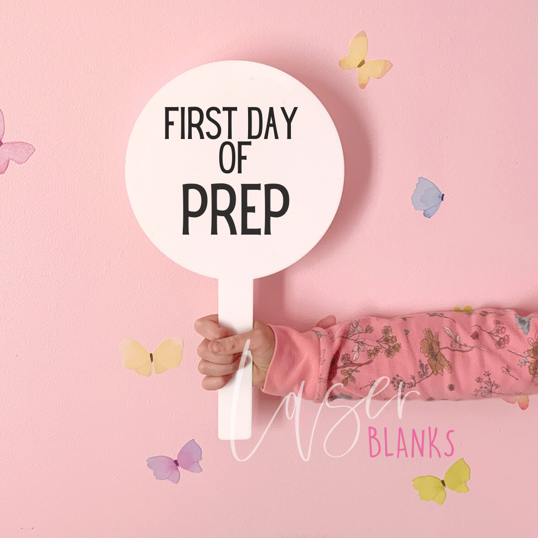 Paddle Sign Acrylic Blank | Back to School