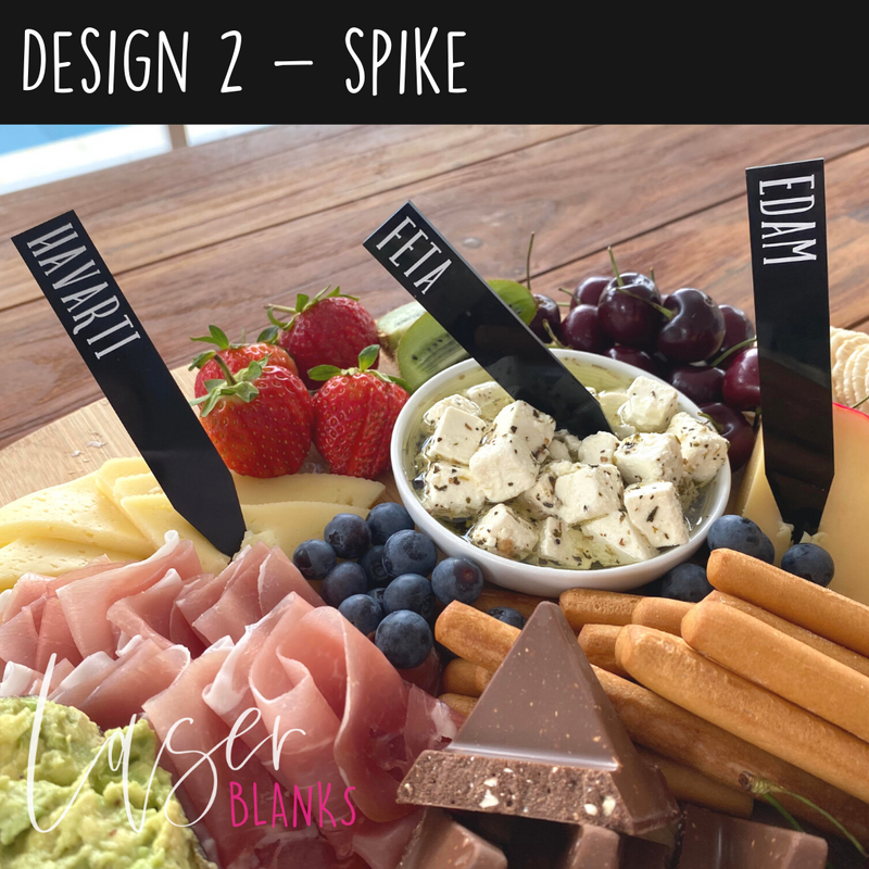 Cheese Spikes | Cheese Spike Blanks | Dessert Labels