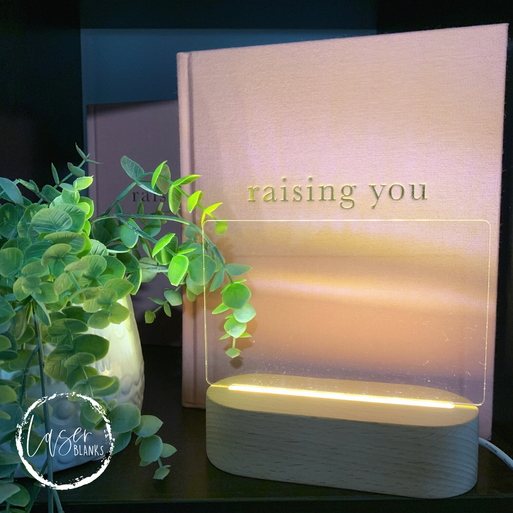 Wooden Light Bases - Buy Customisable Wooden LED Light Base