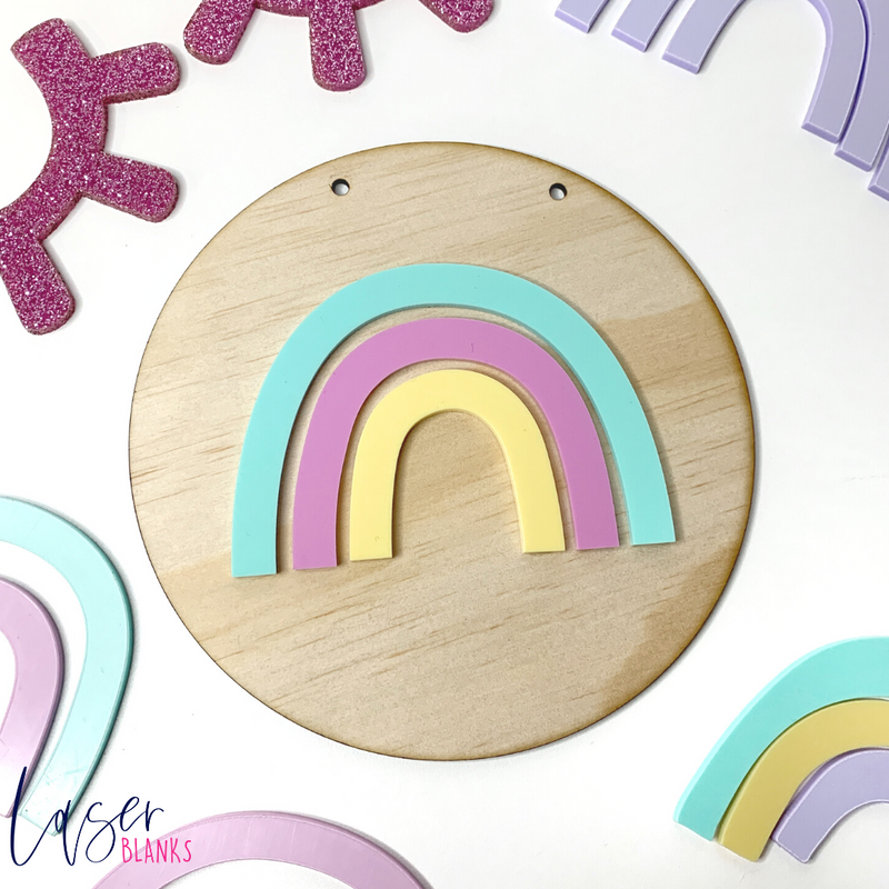 Symmetrical Pastel Rainbow | Pastel Range