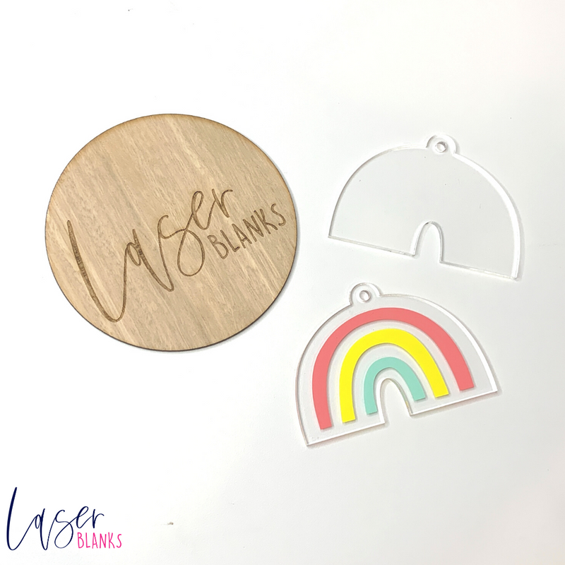 Rainbow Keyring 3mm