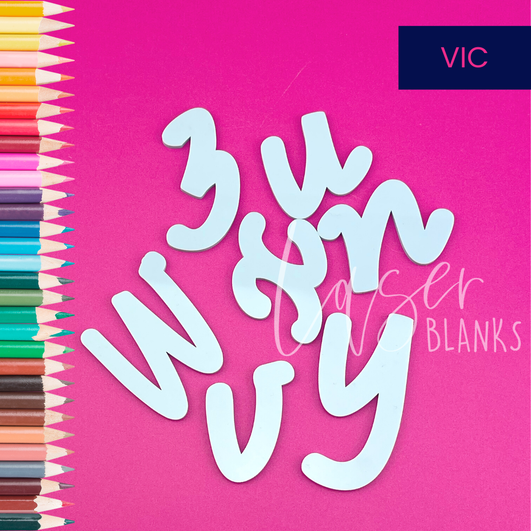 Alphabet Letter Set | Vic Modern Cursive | Education | VIC, WA, NT