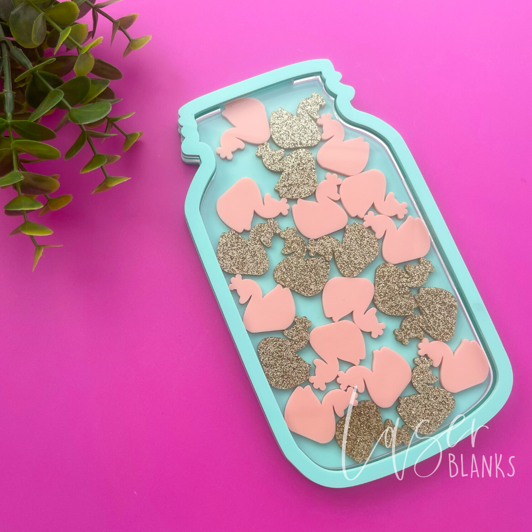 Acrylic swan tokens styled for classroom or home rewards

