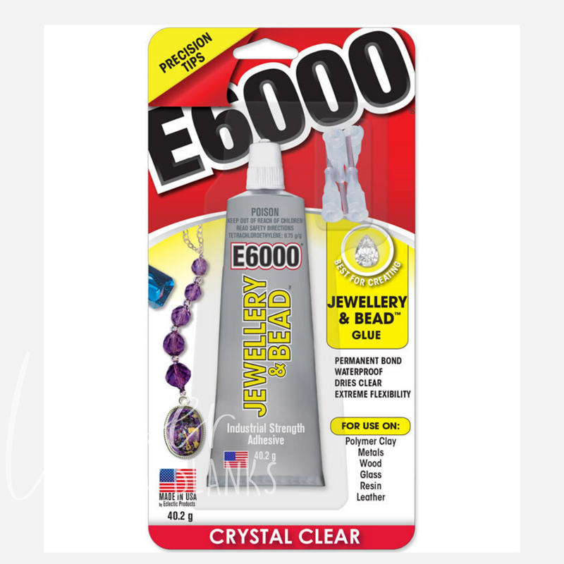 E6000 Jewellery & Bead + Nozzle Tips | Glue | 1oz (40.2g) | Clear
