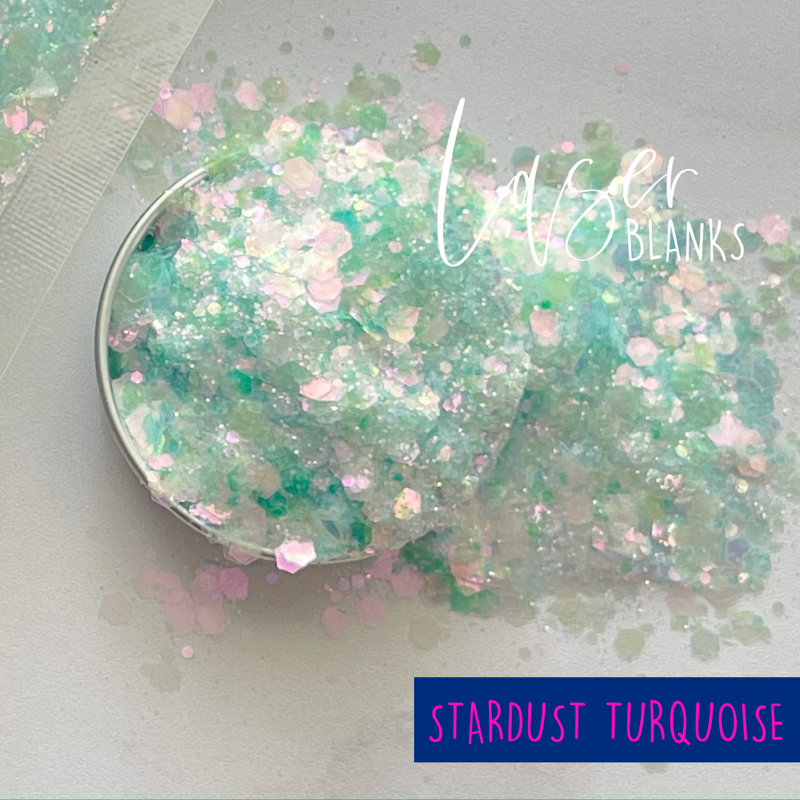 Stardust Turquoise Colour Change Chunky Glitter | 2oz | SPARKLE SHOP