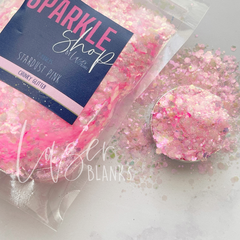 Stardust Pink Holo Shift Chunky Glitter | 2oz | SPARKLE SHOP