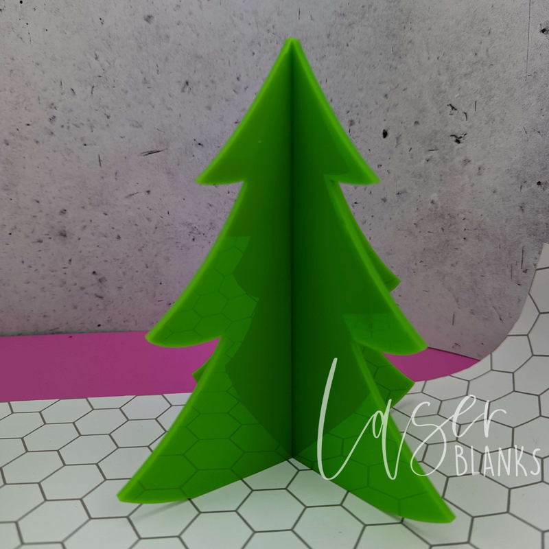 3D Tree | Small Stand | Acrylic Blank