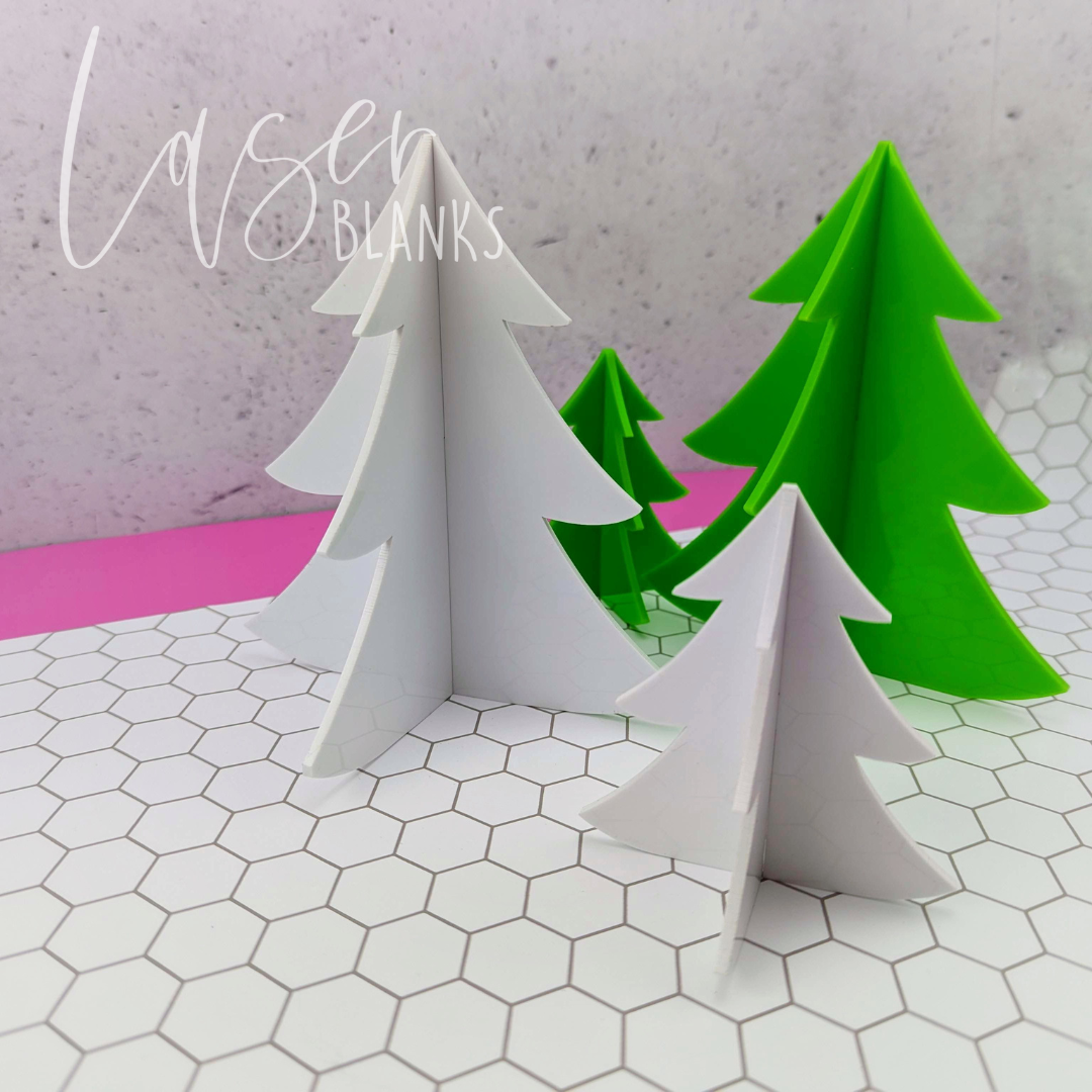 3D Tree | Small Stand | Acrylic Blank