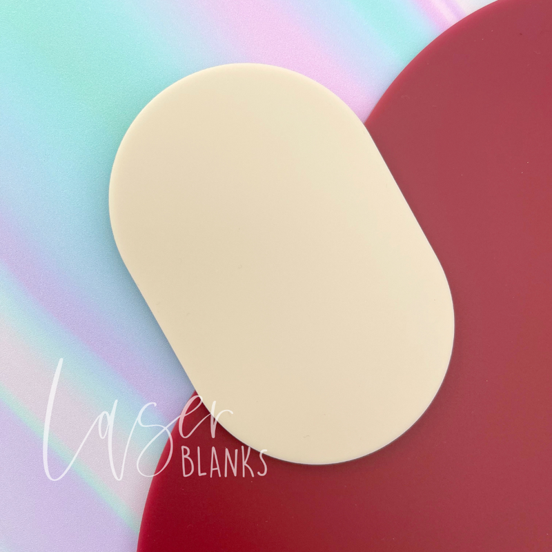 Oval | 200mm | Acrylic Shape | Craft Blank