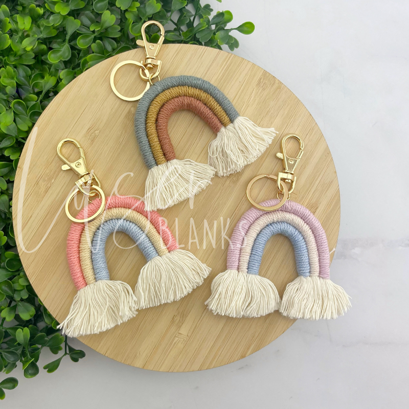 Rainbow Tassel Keyring | 3 Styles