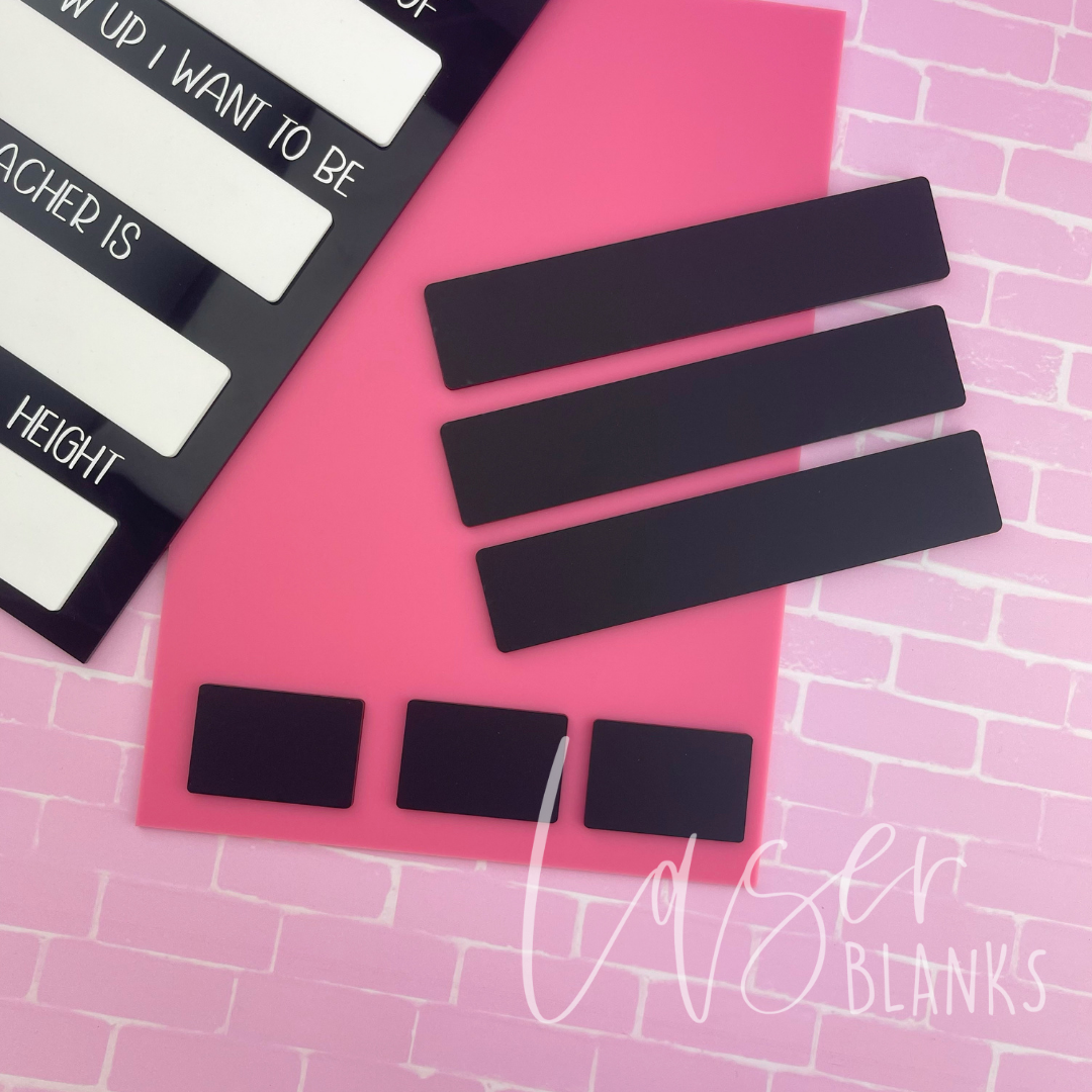 First & Last Day Board Kit | Back to School Board | 3 Shapes | Blank