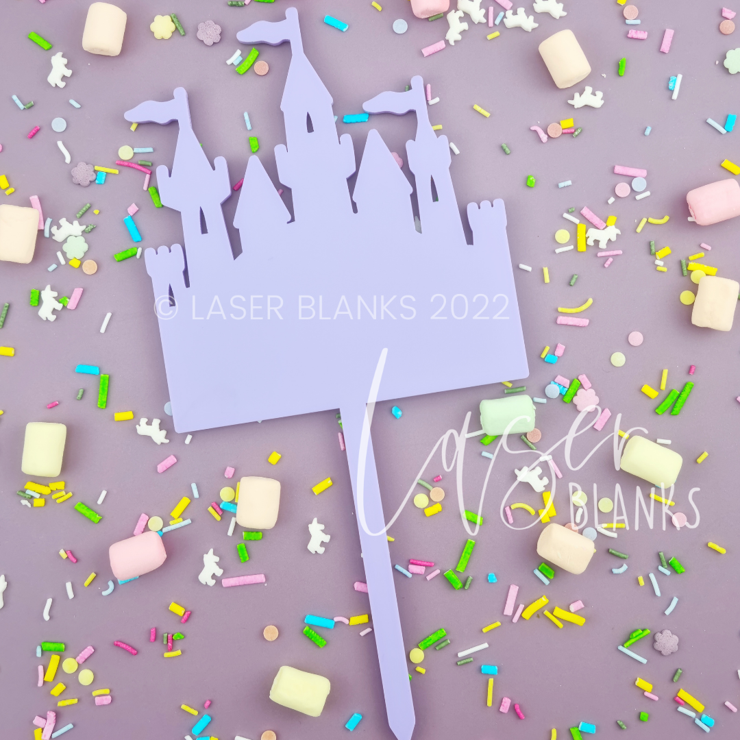 Castle Cake Topper | Acrylic Cake Topper