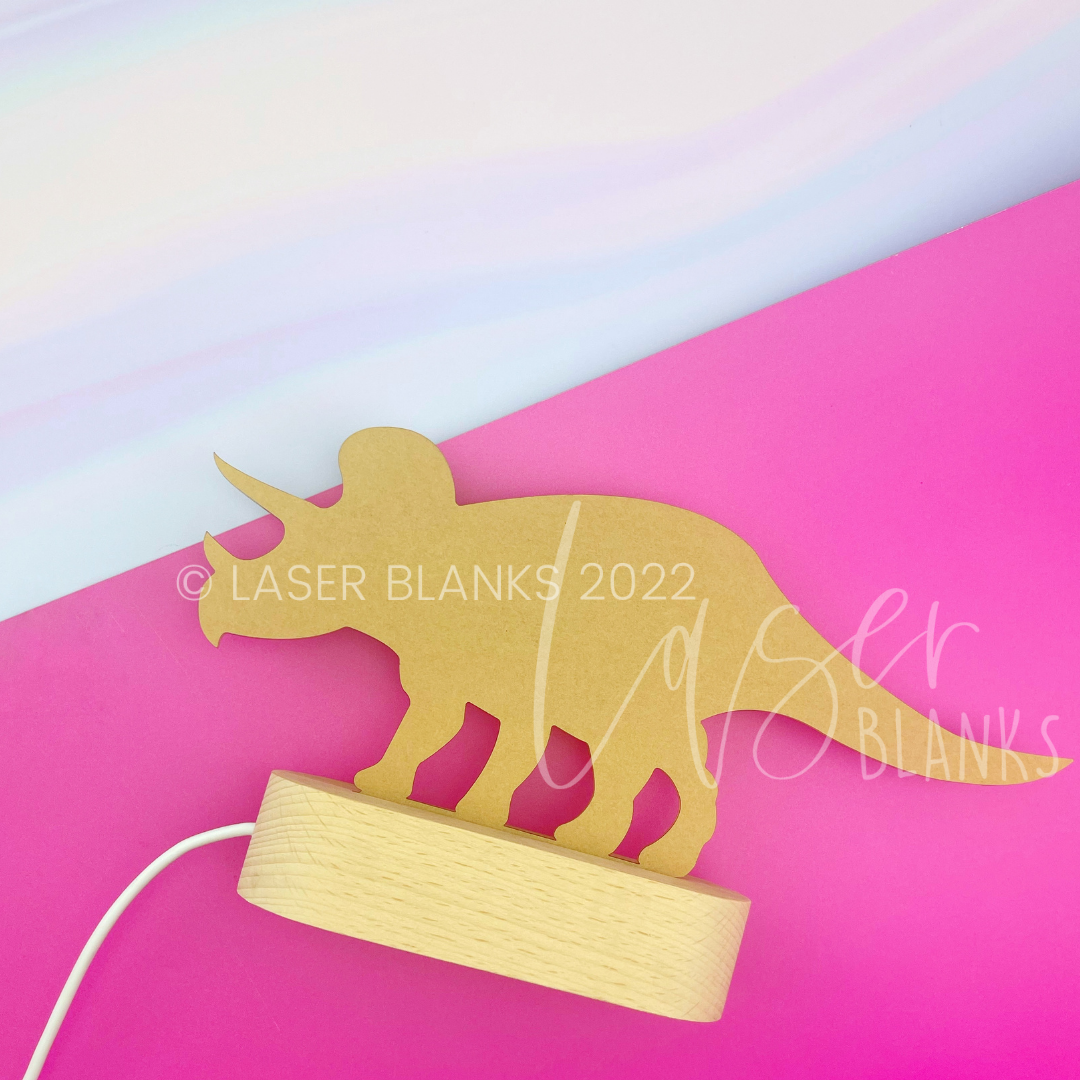 Triceratops Long | LED Light Insert | Panel