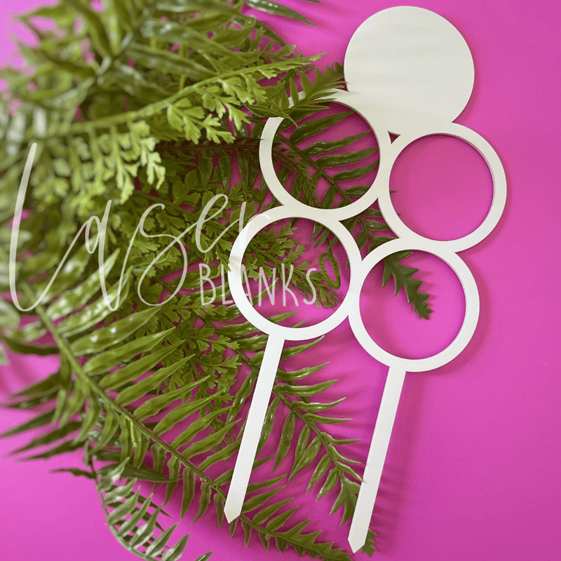 Circle Trellis | Indoor Garden Spike | Plant Trellis | Acrylic Blank