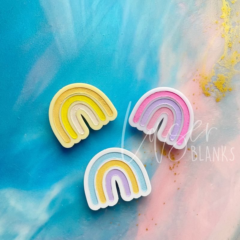 Rainbow Shape | Magnet Blank | Paint Fill