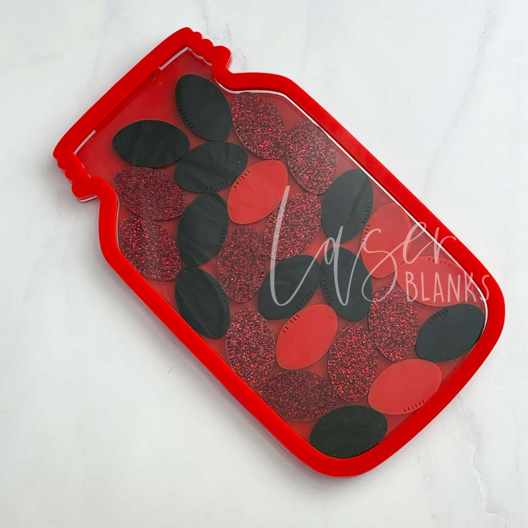 Laser-cut AFL tokens for use with Laser Blanks reward jars