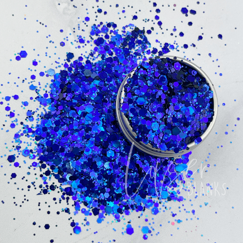 Tanzanite Chunky Glitter | 2oz | SPARKLE SHOP