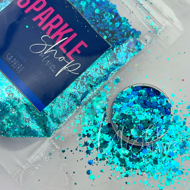 Sapphire Colour Shift Chunky Glitter | 2oz | SPARKLE SHOP