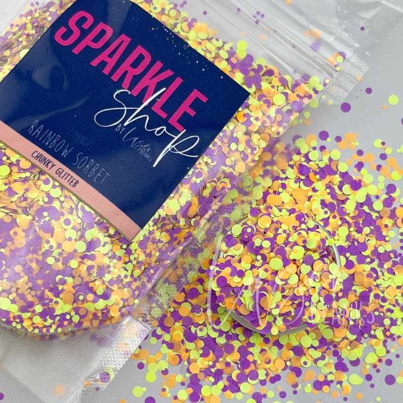 Rainbow Sorbet Chunky Glitter | 2oz | SPARKLE SHOP