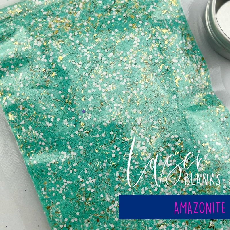 Amazonite Chunky Glitter | 2oz | SPARKLE SHOP
