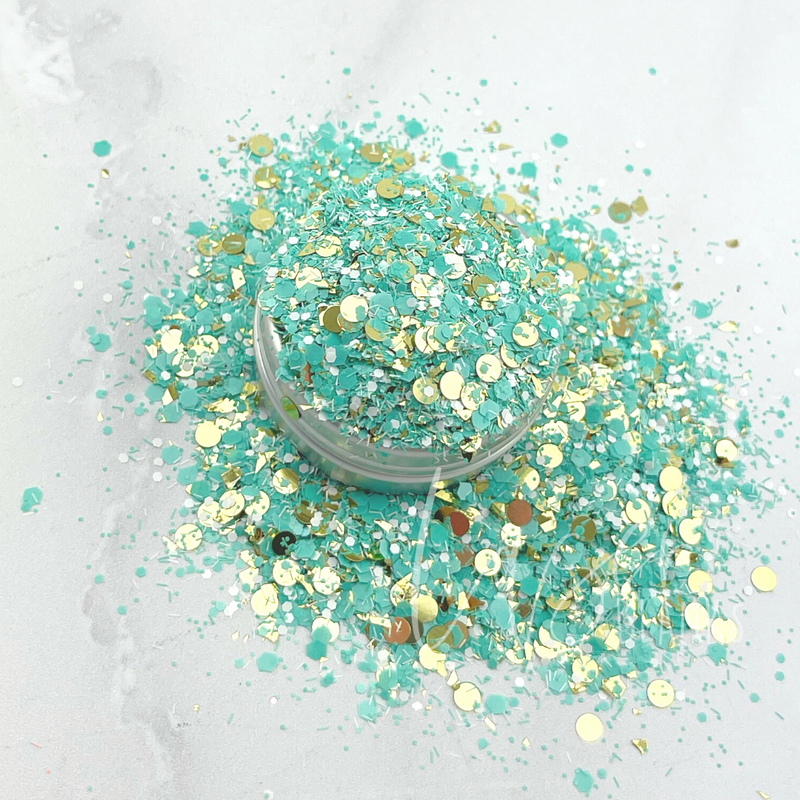 Amazonite Chunky Glitter | 2oz | SPARKLE SHOP