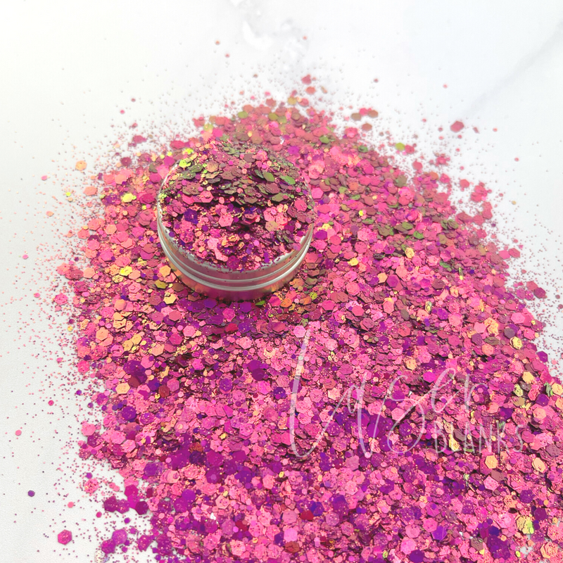 Pink Party Colour Shift Chunky Glitter | 2oz | SPARKLE SHOP